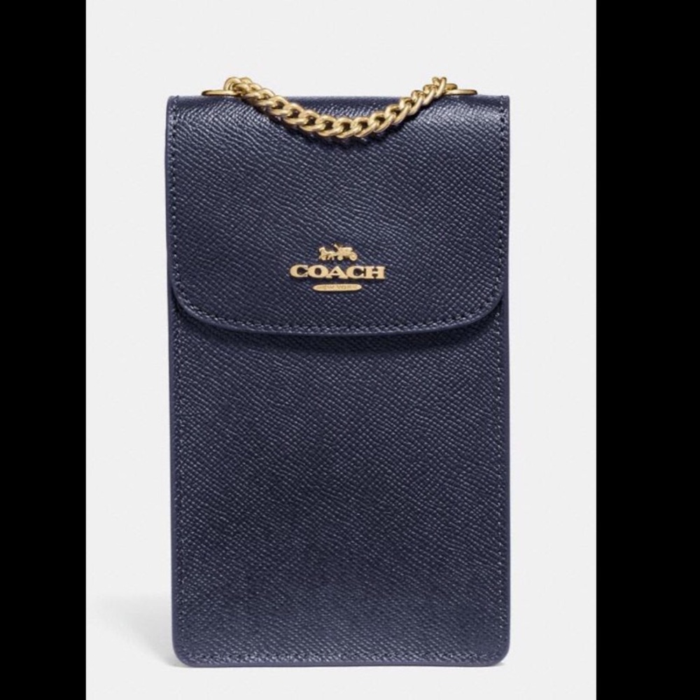 Authentic Coach North/South Phone Crossbody